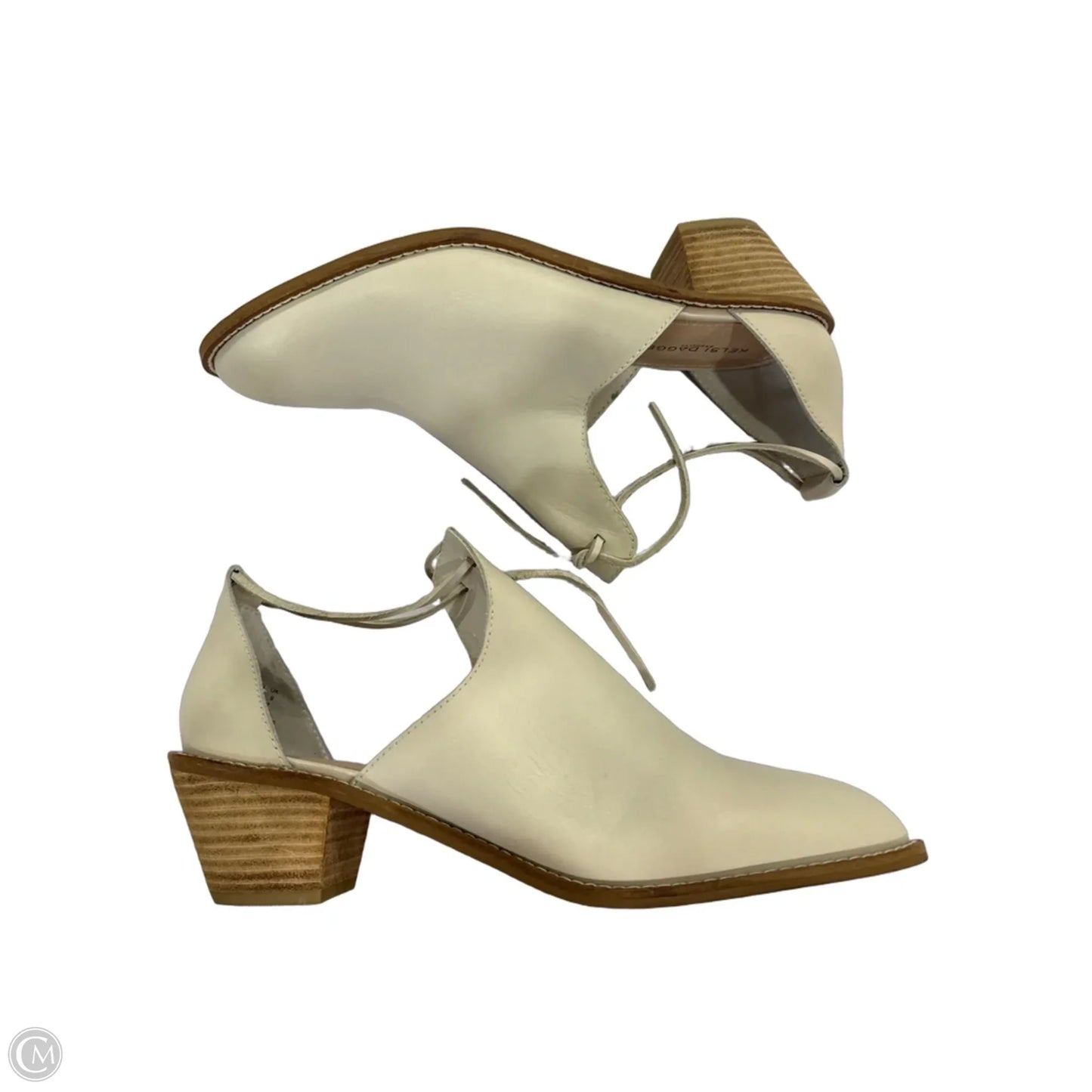 Boots Ankle Heels By Kelsi Dagger In Cream, Size: 11