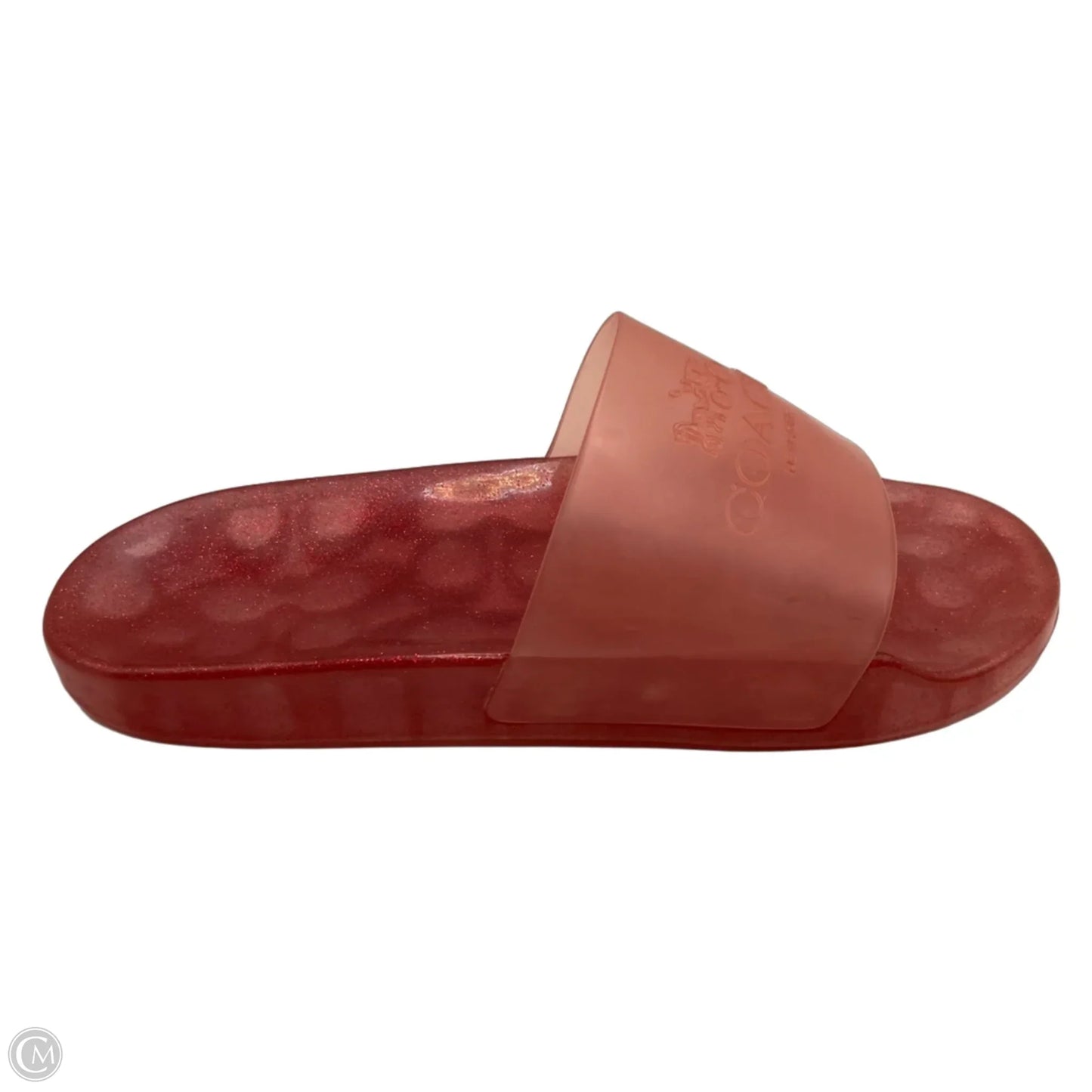 Sandals Designer By Coach In Pink, Size: 9