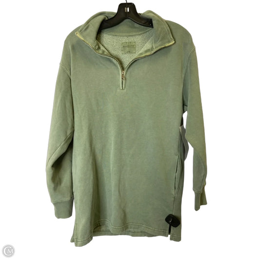Sweatshirt Collar By Abercrombie And Fitch In Green, Size: Xxsp