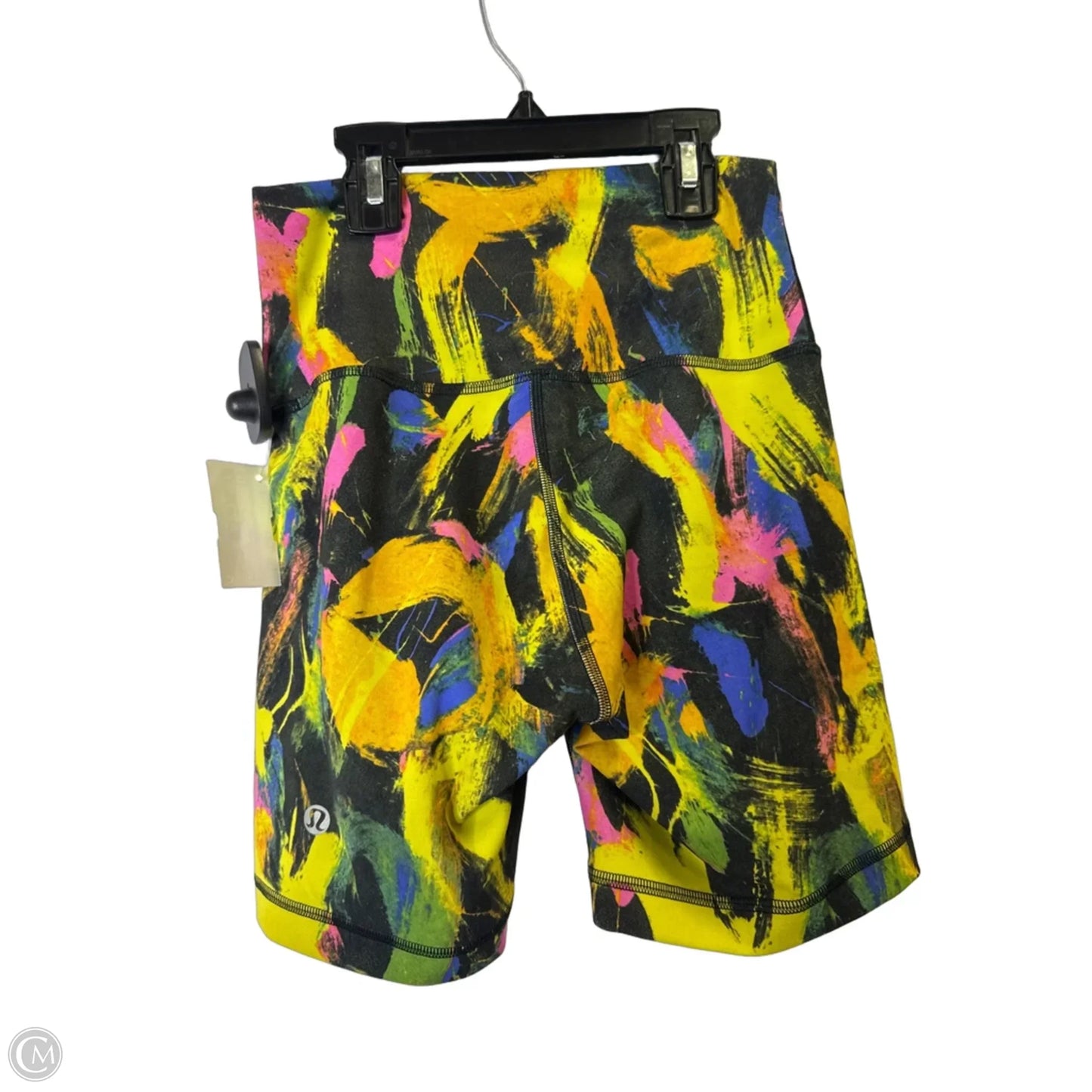 Athletic Shorts By Lululemon In Yellow, Size: 4