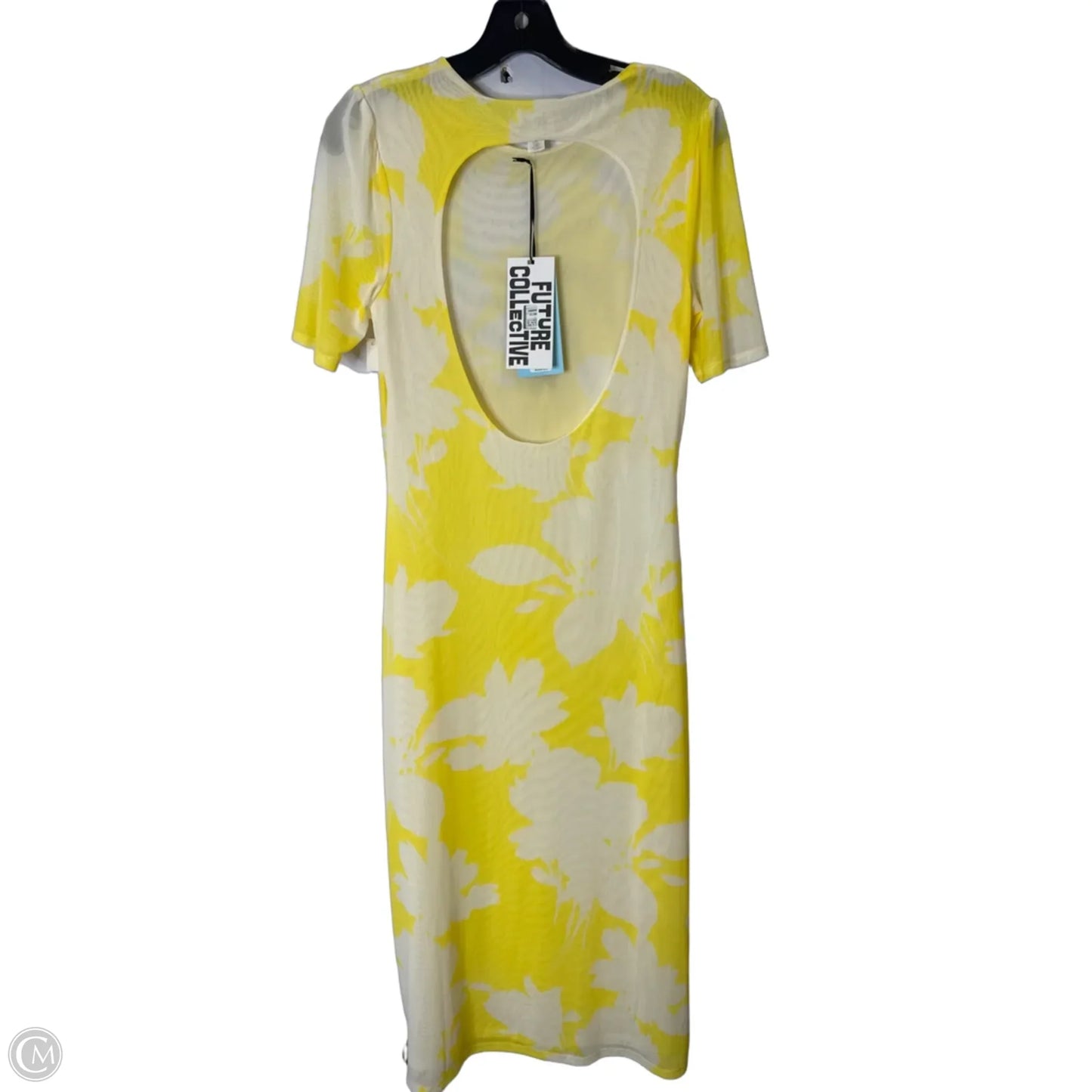Dress Casual Midi By Future Collective In Yellow, Size: M