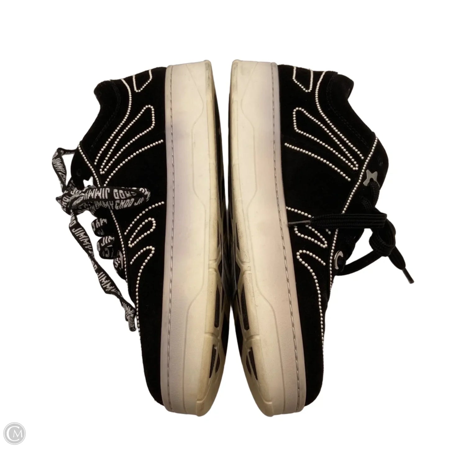 Shoes Luxury Designer By Jimmy Choo In Black, Size: 9.5