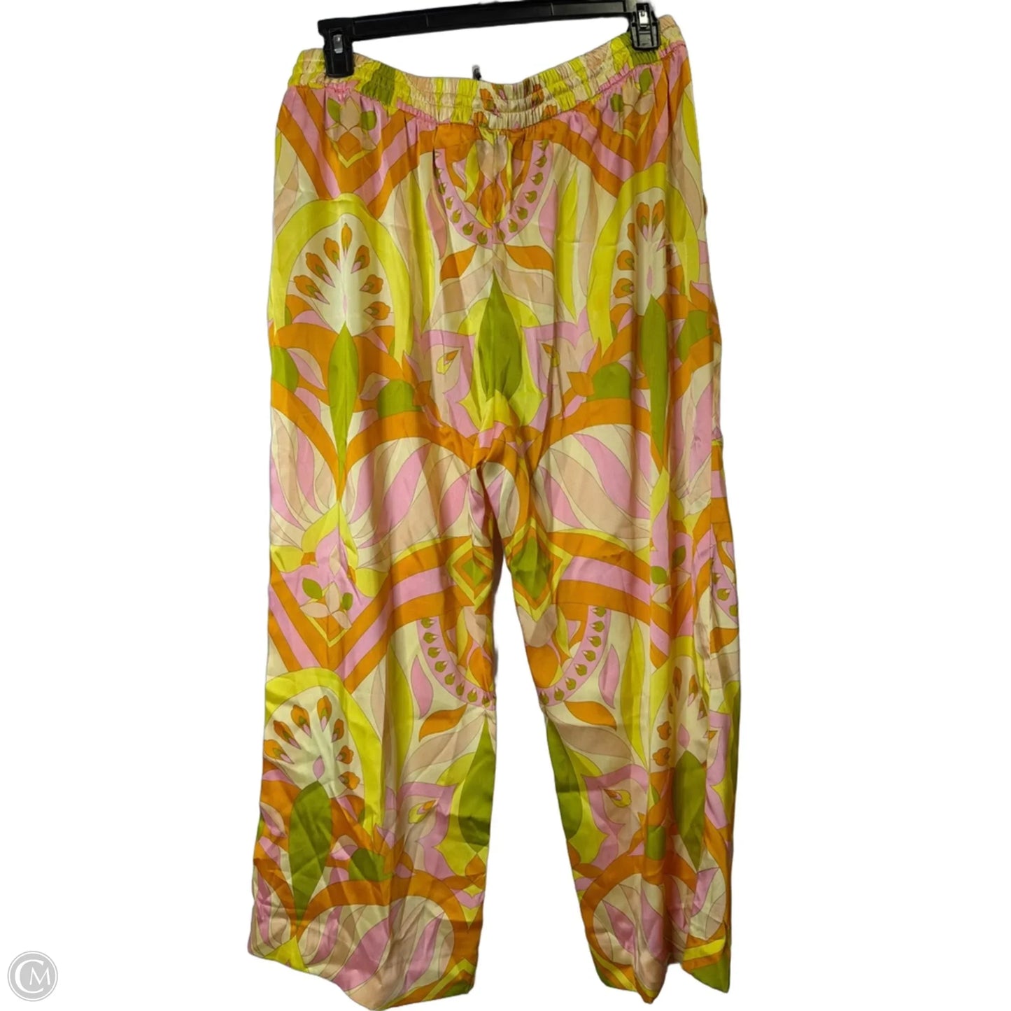 Pants Wide Leg By Zara In Yellow, Size: Xxl