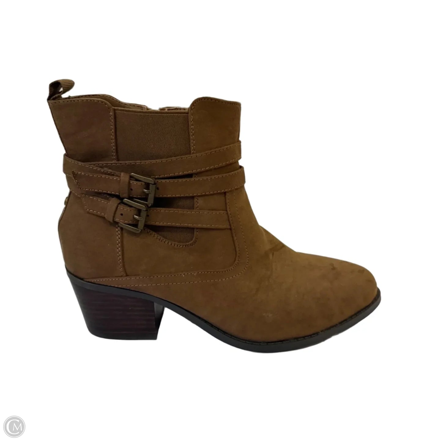 Boots Ankle Flats By Torrid In Brown, Size: 9