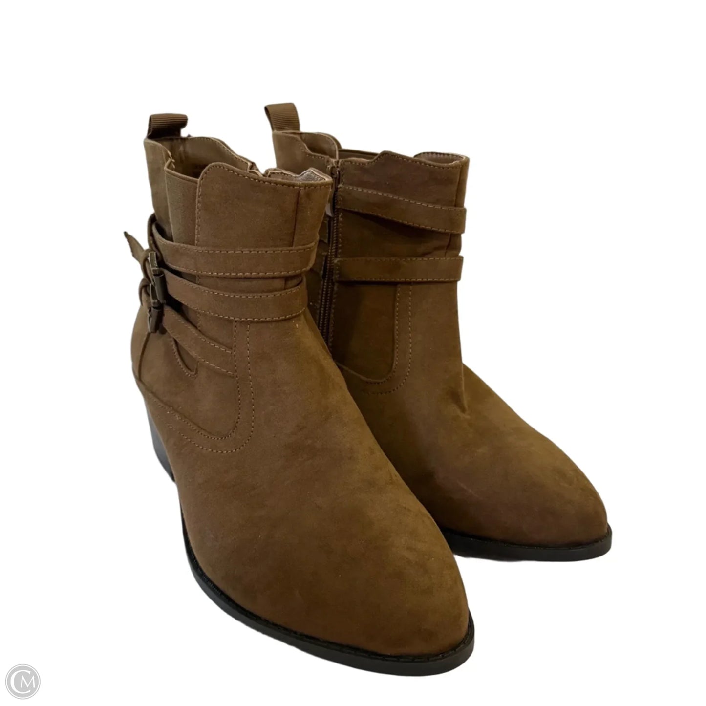 Boots Ankle Flats By Torrid In Brown, Size: 9