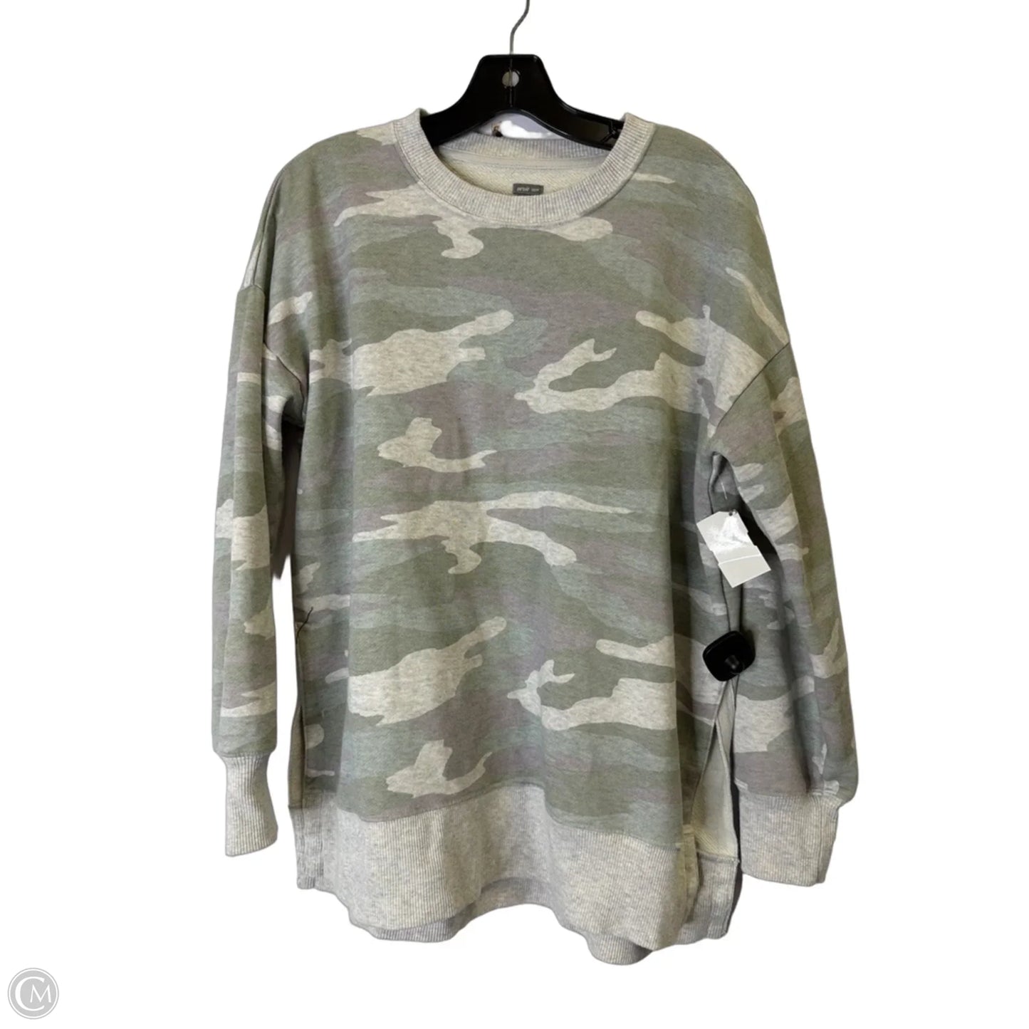 Sweatshirt Crewneck By Aerie In Camouflage Print, Size: Xs