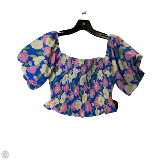 Top Short Sleeve By Altard State In Floral Print, Size: M