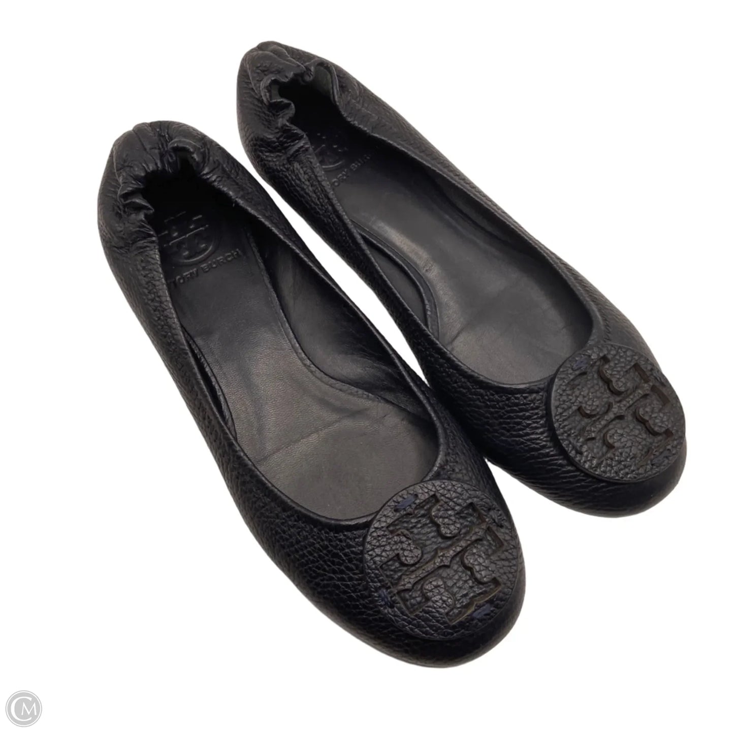 Shoes Designer By Tory Burch In Black/Navy, Size: 8.5