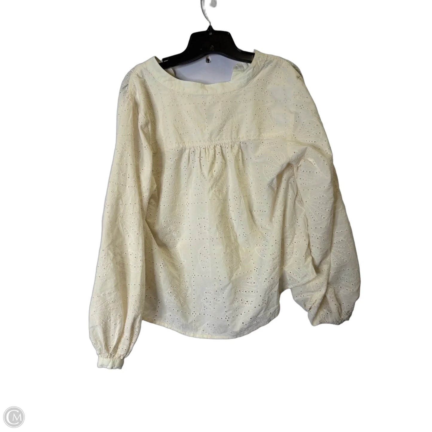 Top Long Sleeve By Universal Thread In Cream, Size: Xl