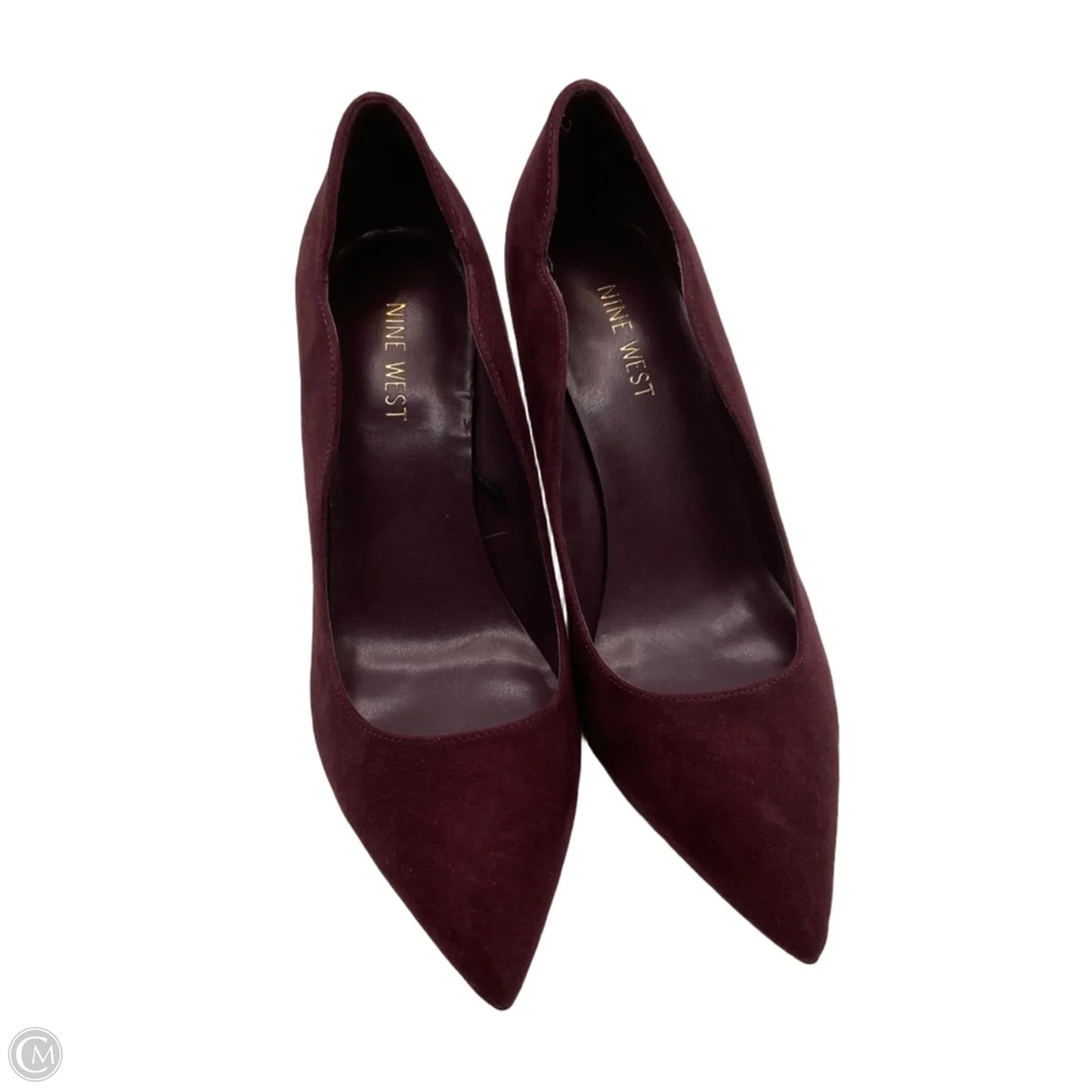 Shoes Heels Stiletto By Nine West In Maroon, Size: 9