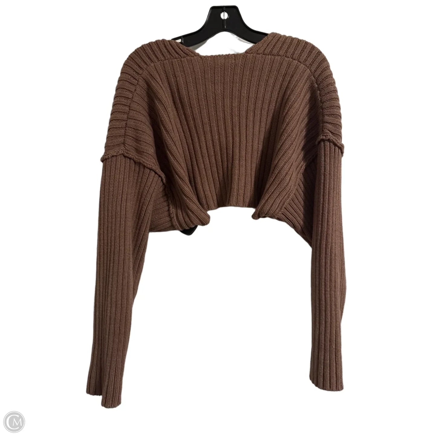 Cardigan By Clothes Mentor In Brown, Size: S