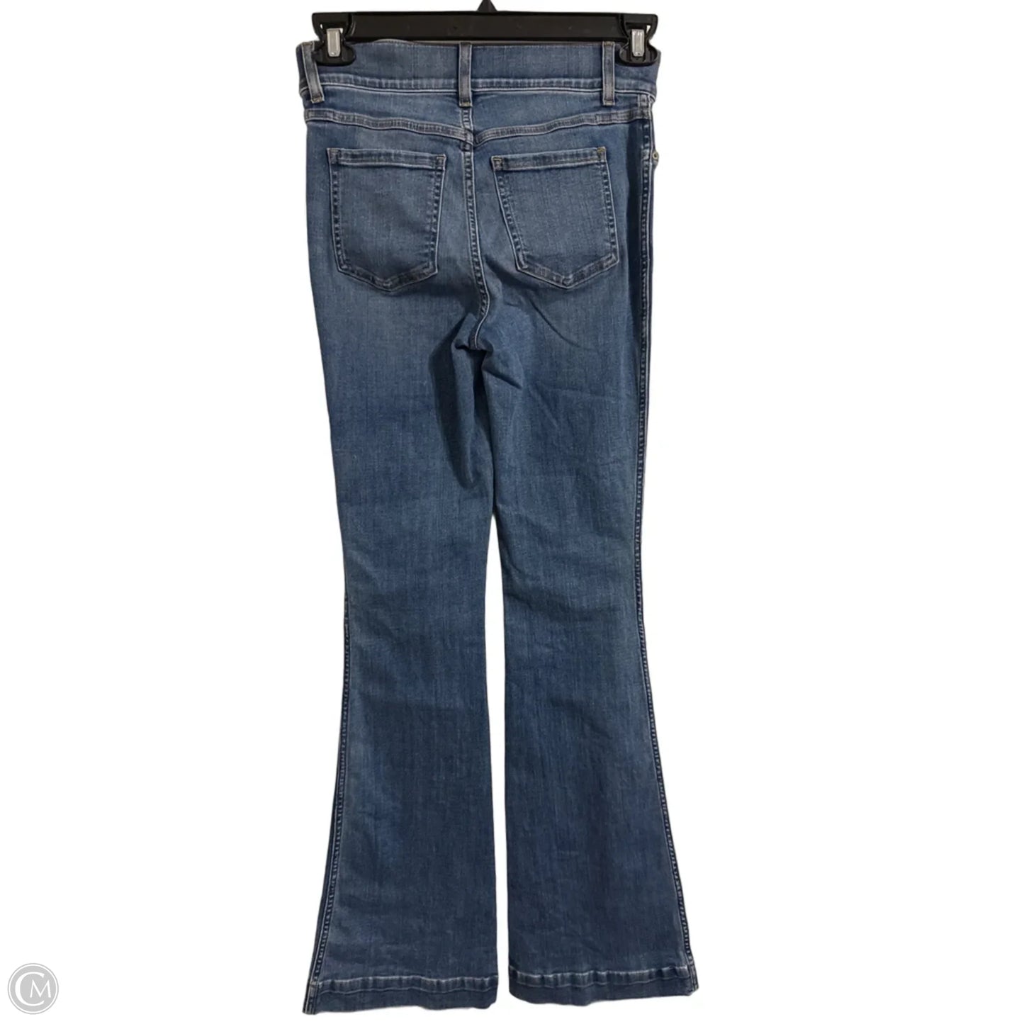 Jeans Flared By Spanx In Blue Denim, Size: S