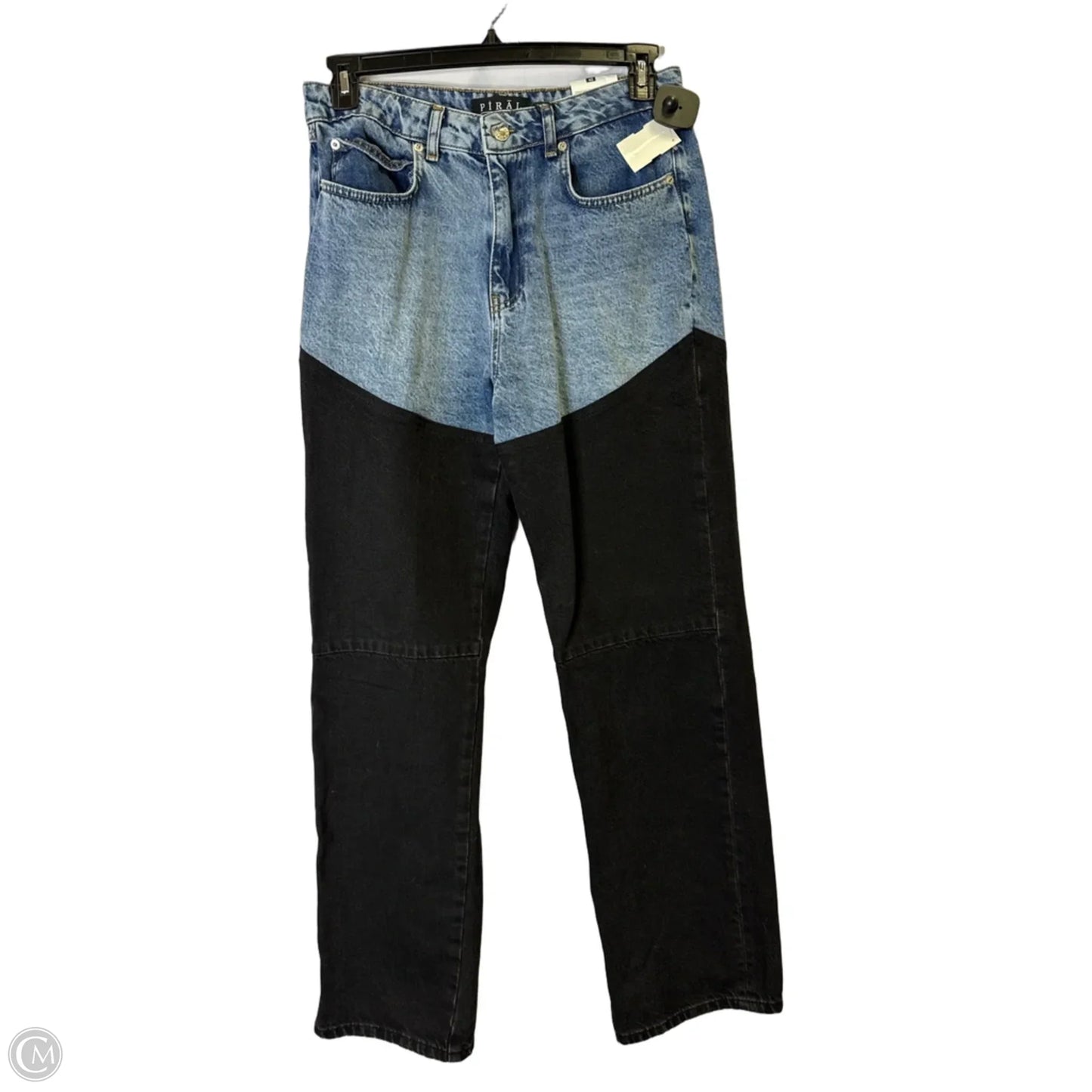 Jeans Straight By Clothes Mentor In Black & Blue, Size: Xl