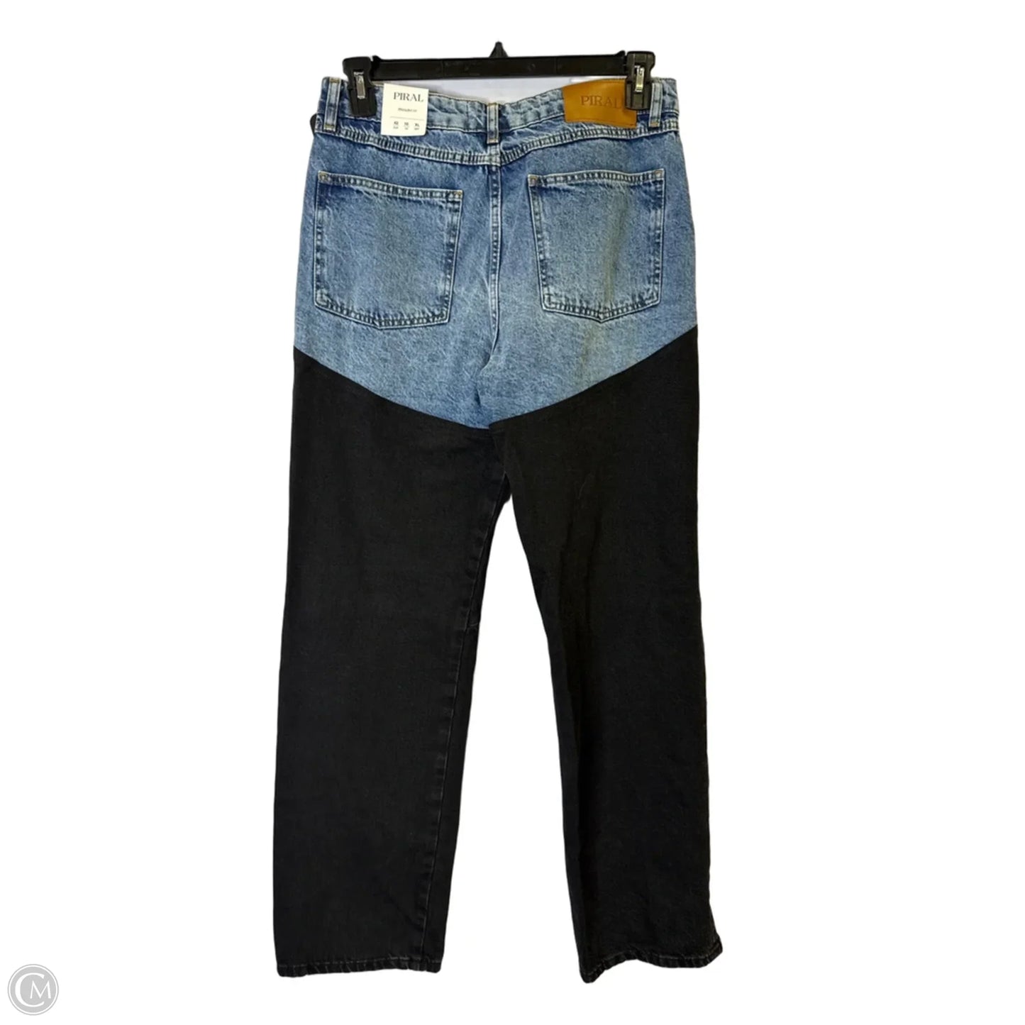 Jeans Straight By Clothes Mentor In Black & Blue, Size: Xl