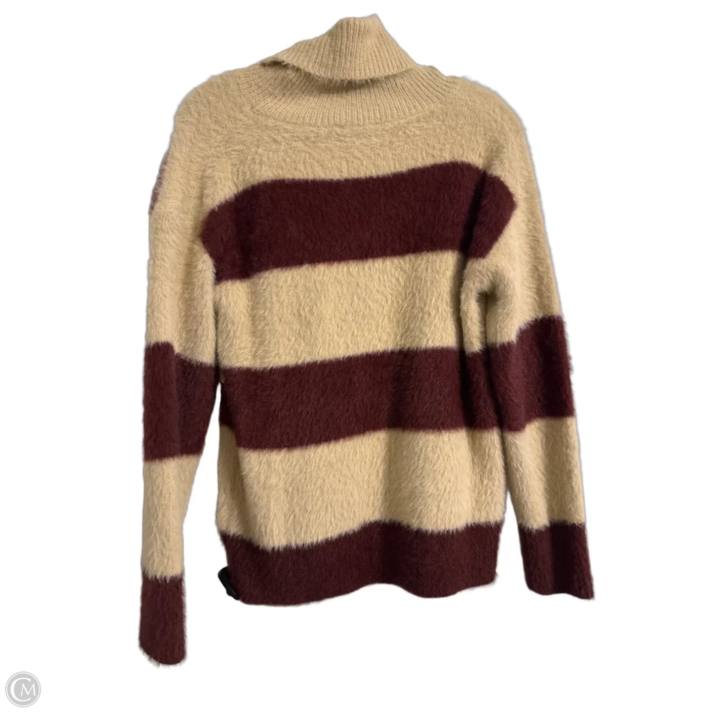 Sweater By Hem & Thread In Cream & Red, Size: S
