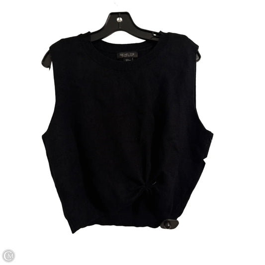 Vest Sweater By Rachel Zoe In Black, Size: Xl