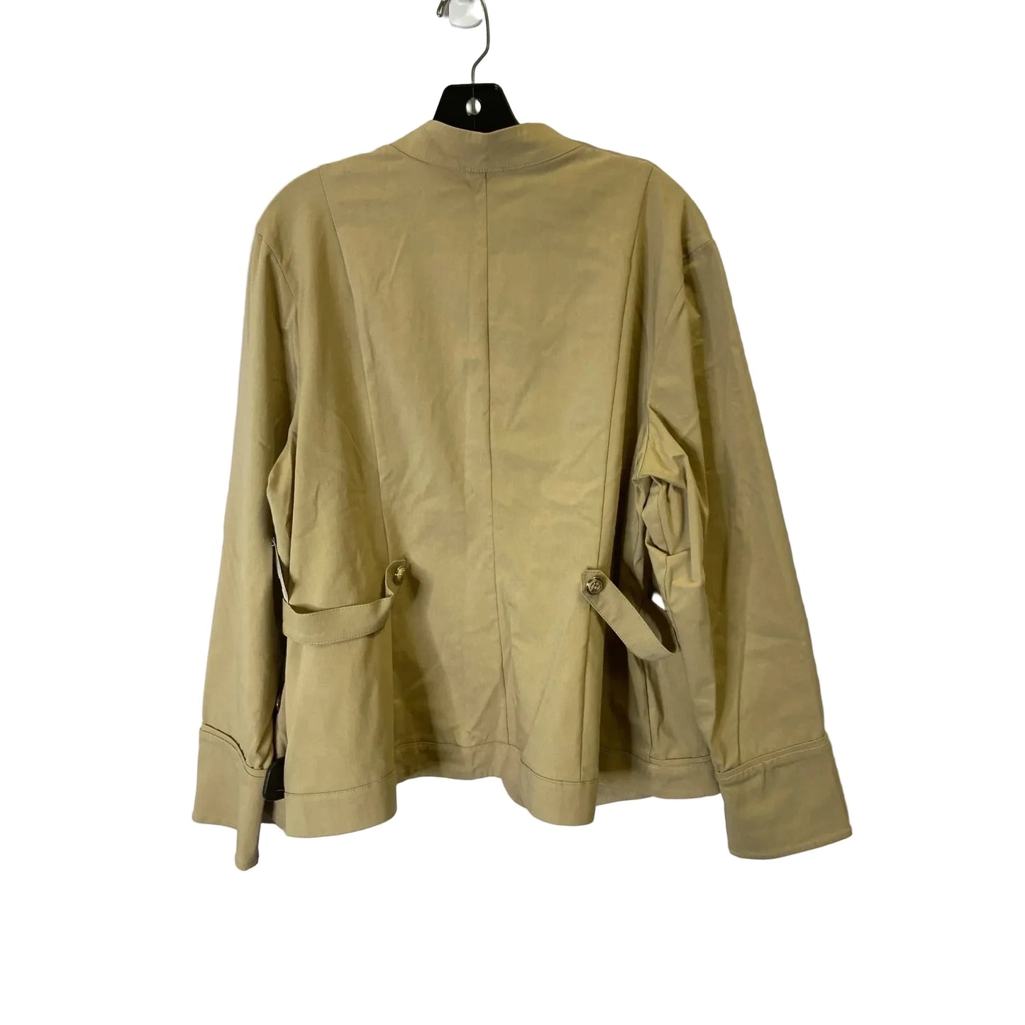 Jacket Other By Dressbarn In Tan, Size: 2x