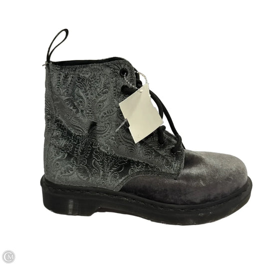 Boots Combat By Dr Martens In Grey, Size: 8