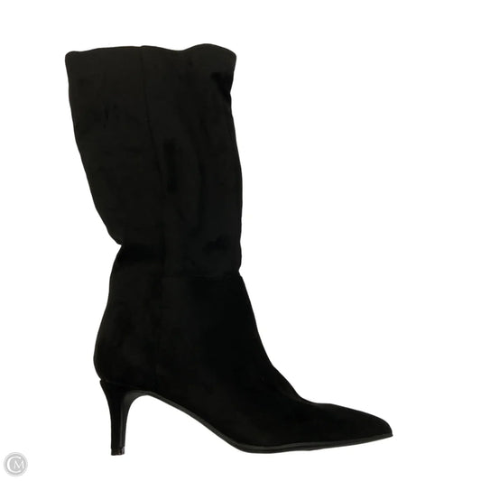 Boots Knee Heels By Marc Fisher In Black, Size: 7
