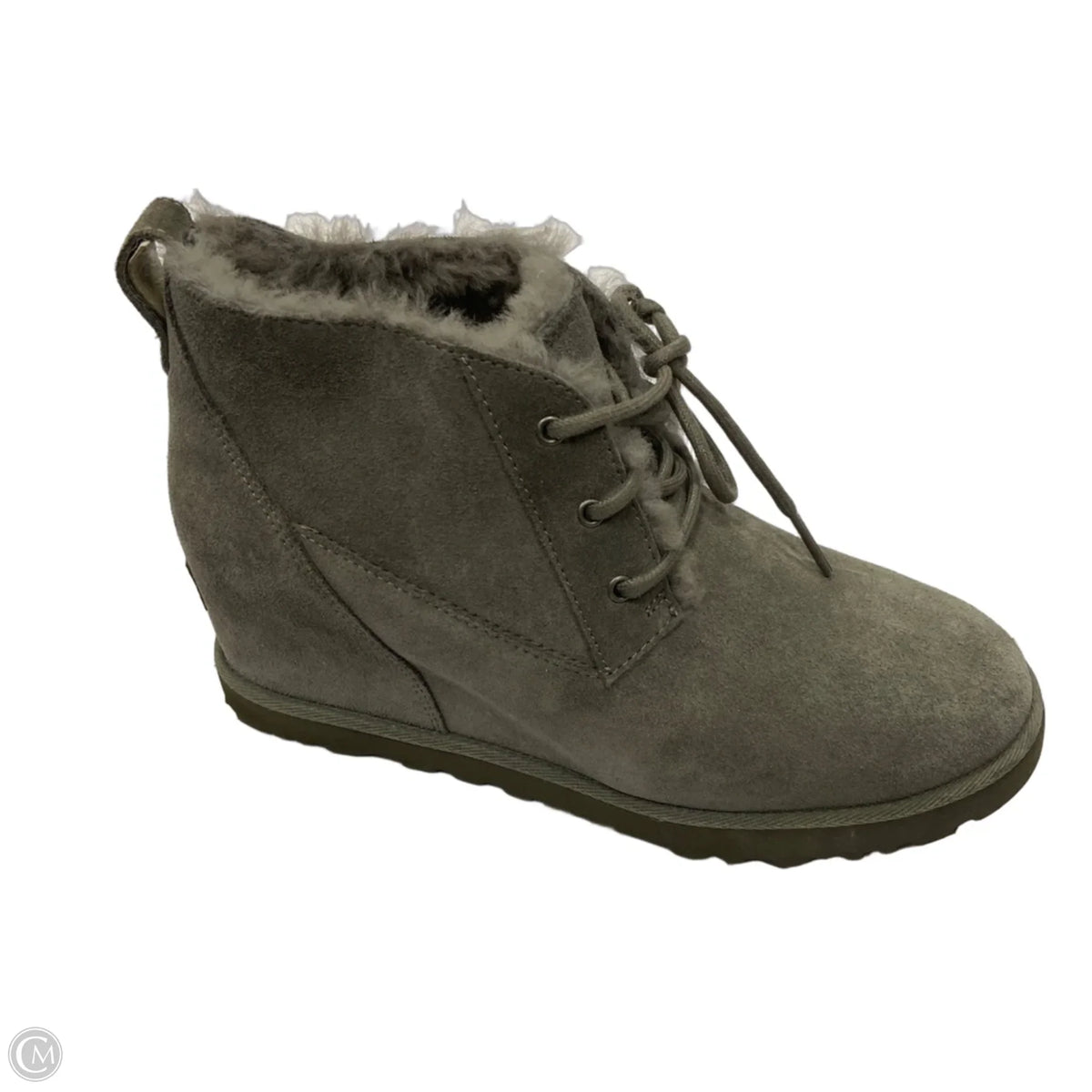 Boots Designer By Ugg In Grey, Size: 8.5