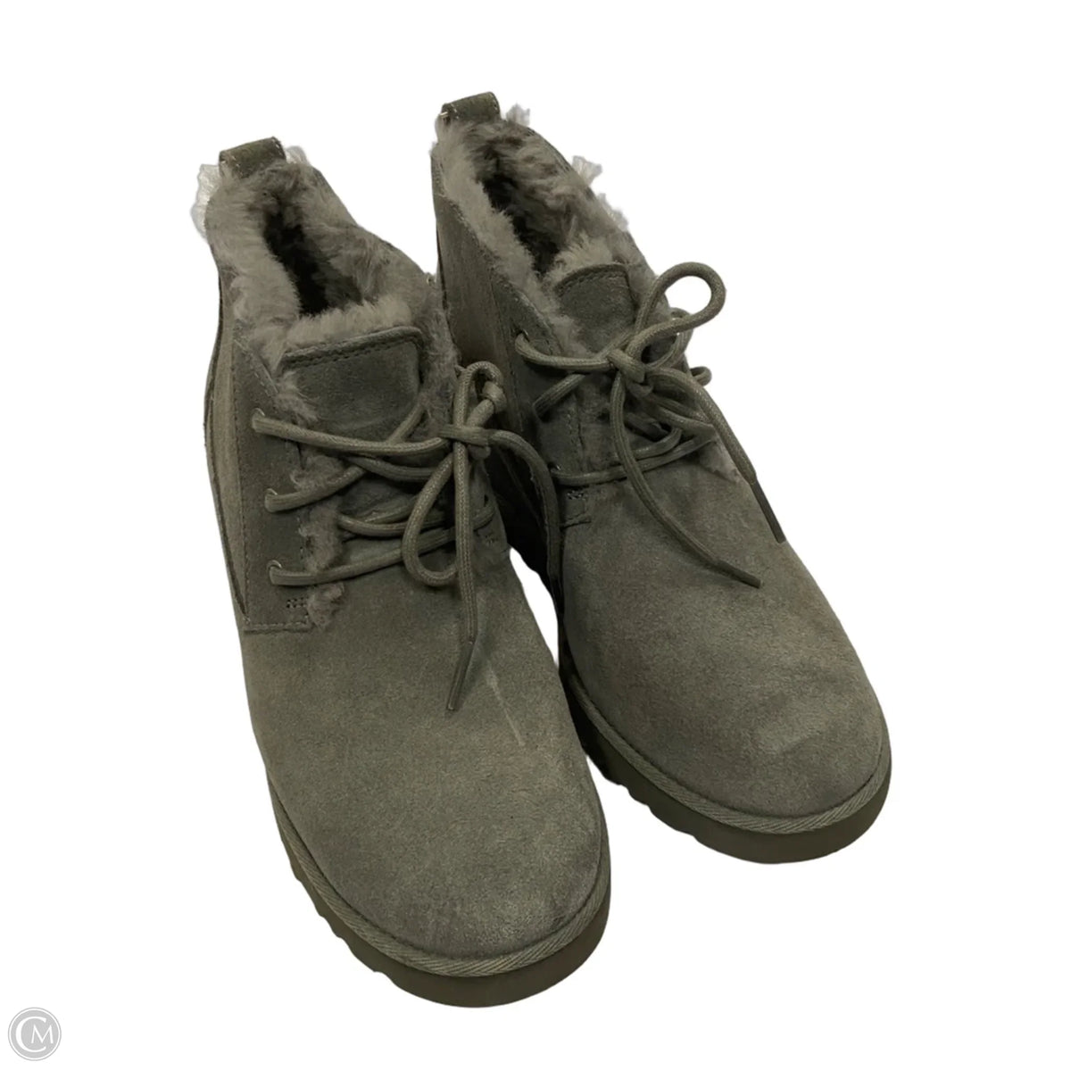 Boots Designer By Ugg In Grey, Size: 8.5