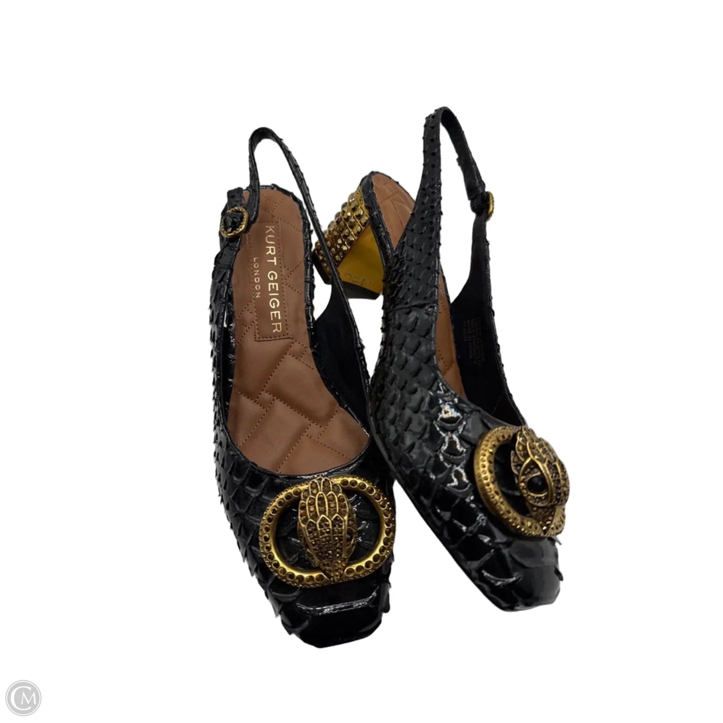 Shoes Heels Block By Kurt Geiger London In Black, Size: 8.5