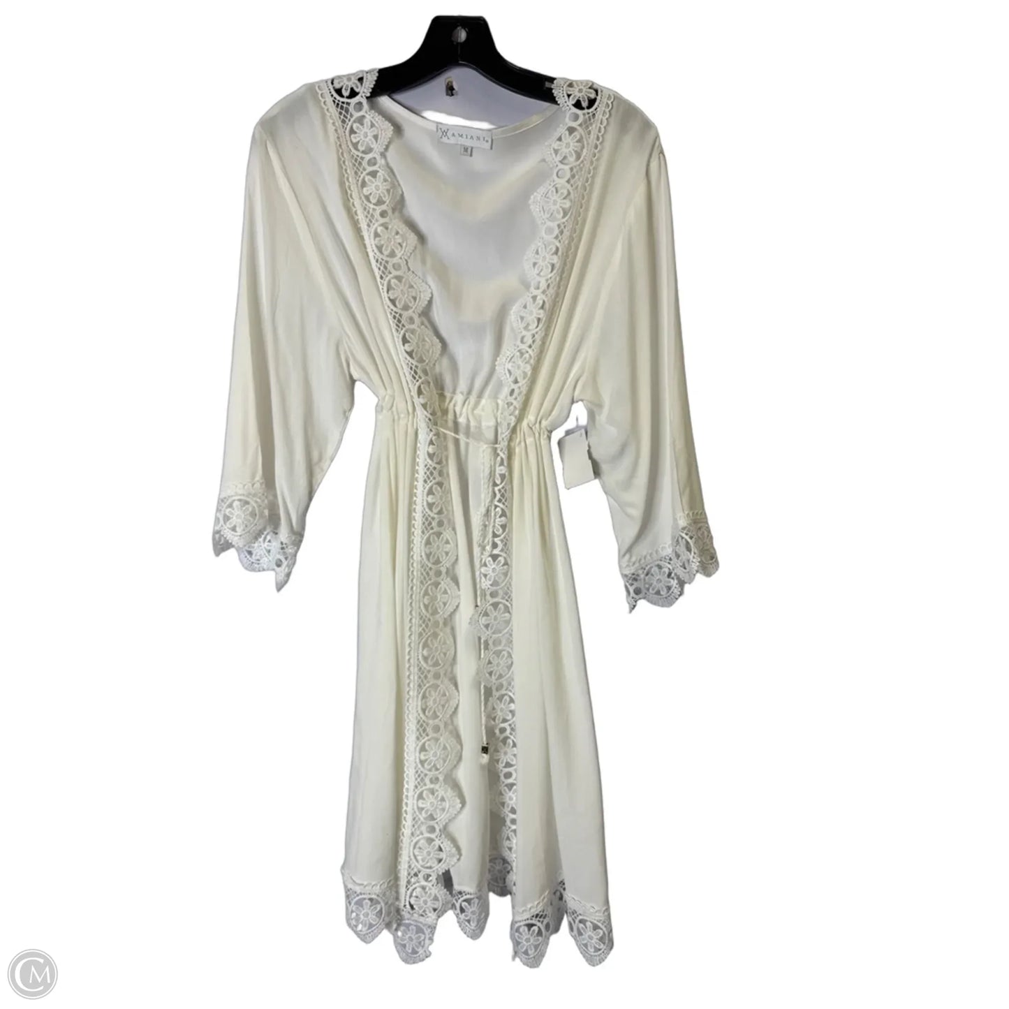 Cardigan By Clothes Mentor In White, Size: M