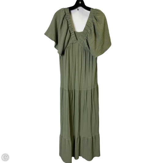 Dress Casual Maxi By Ces Femme In Green, Size: S