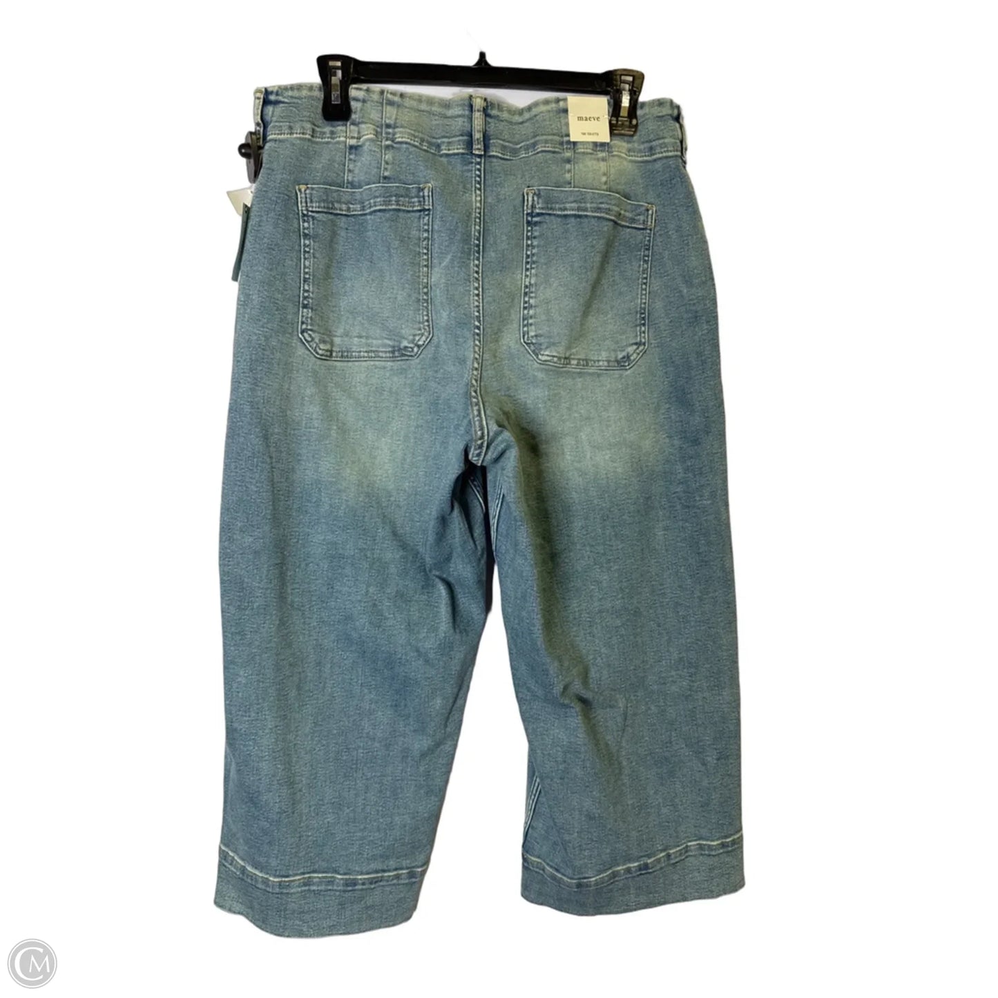 Jeans Cropped By Maeve In Blue Denim, Size: 20