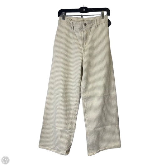 Pants Wide Leg By Universal Thread In Cream Denim, Size: 6