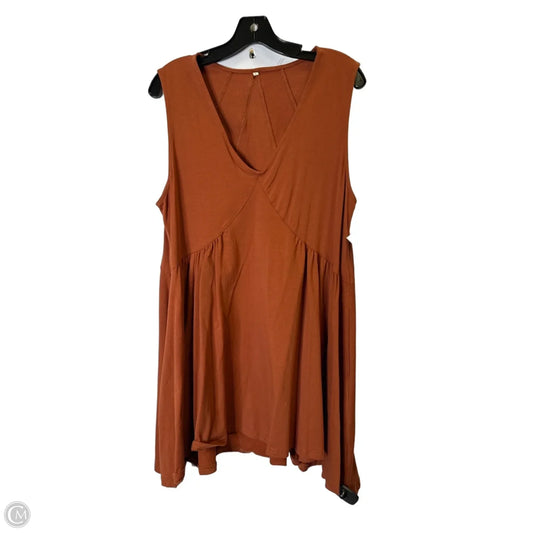 Dress Casual Short By Clothes Mentor In Orange, Size: L