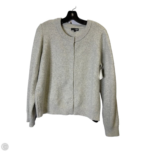 Sweater Cardigan By Fashion Nova In Grey, Size: 2x