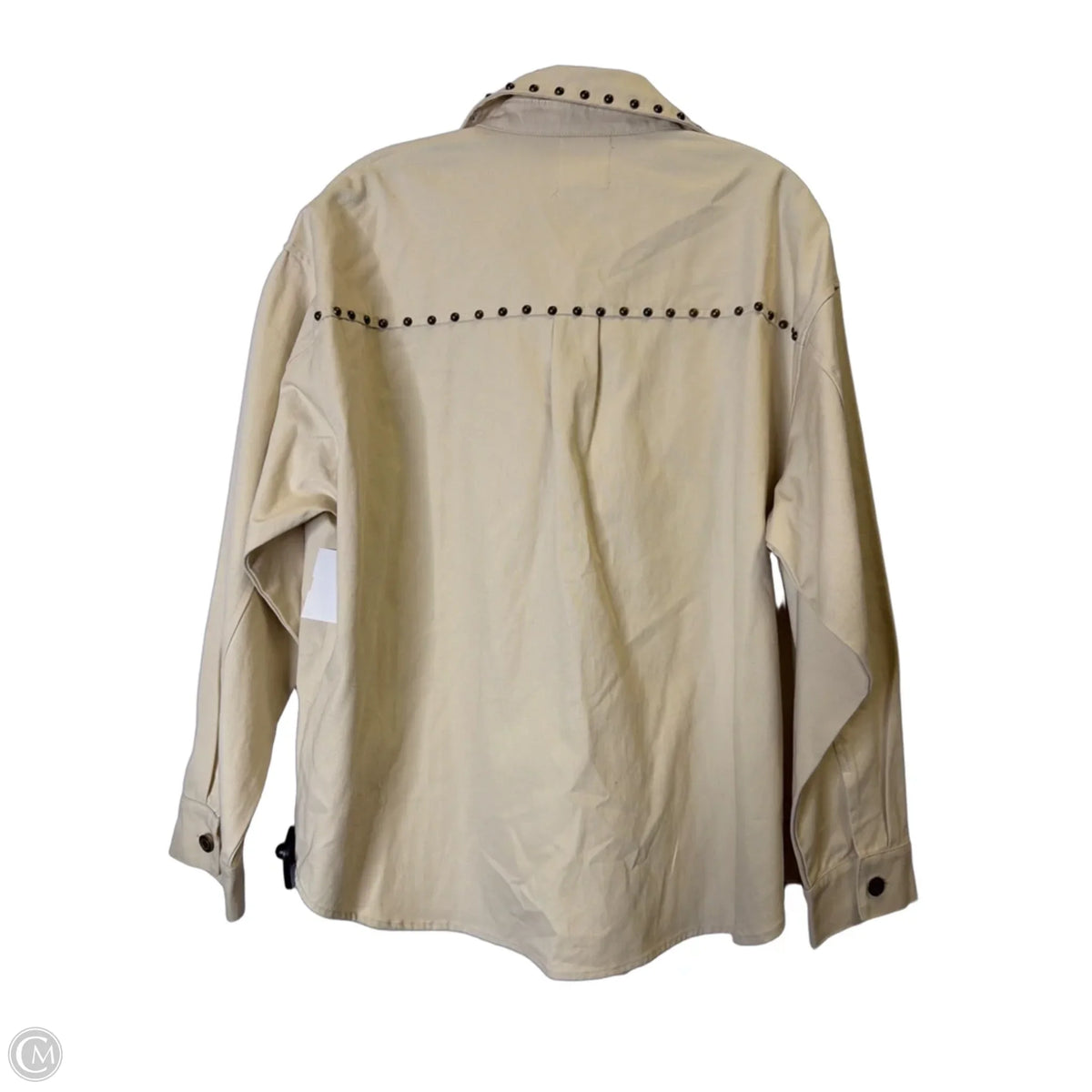 Jacket Shirt By Le Lis In Cream, Size: M