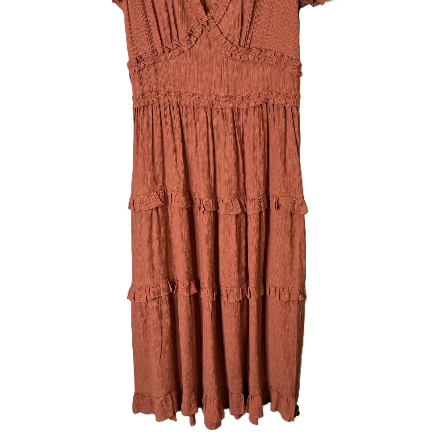 Dress Casual Maxi By Clothes Mentor In Orange, Size: L