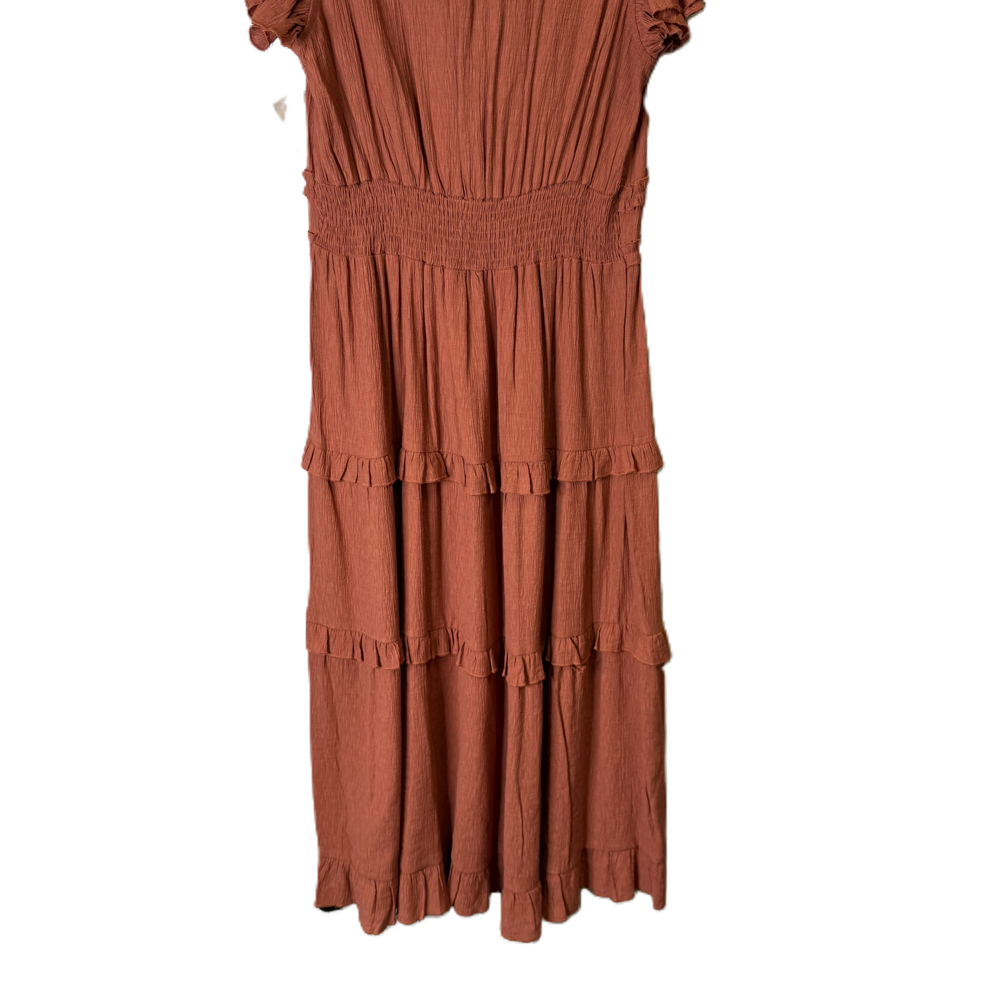 Dress Casual Maxi By Clothes Mentor In Orange, Size: L