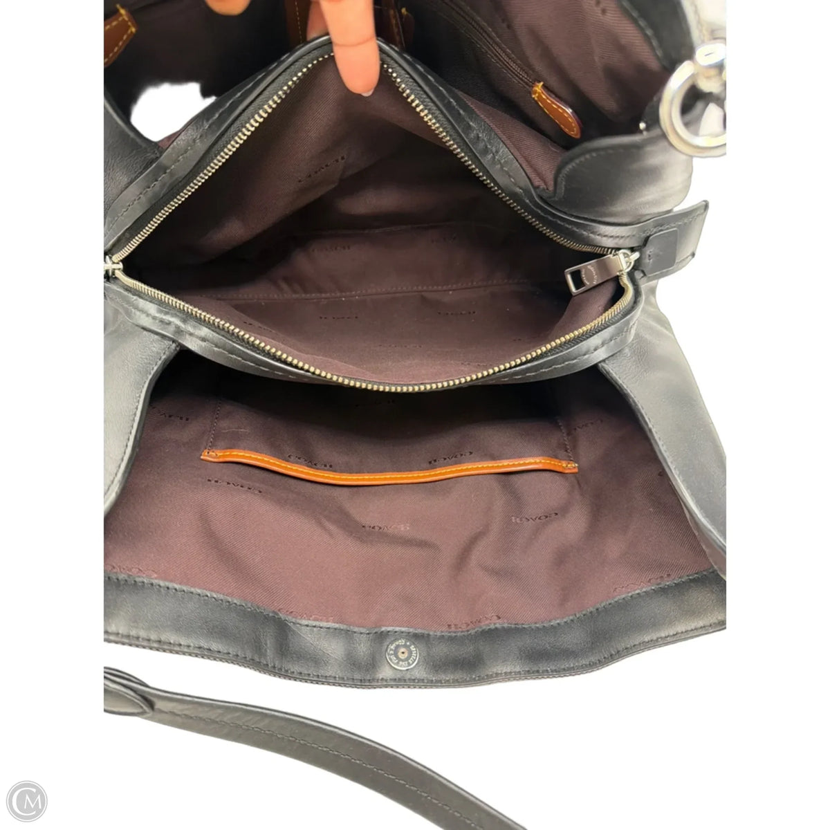 Handbag Designer By Coach, Size: Large