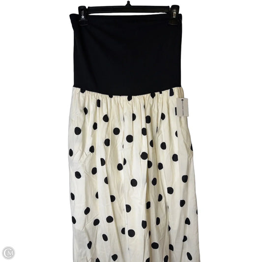 Dress Casual Midi By She + Sky In Black & Cream, Size: L