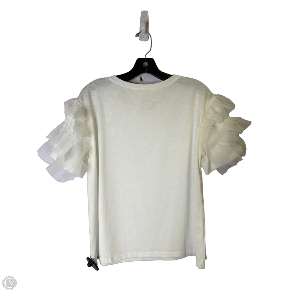 Top Short Sleeve By Bibi In White, Size: Xl