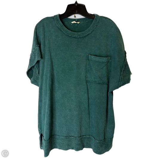 Top Short Sleeve By Clothes Mentor In Teal, Size: S