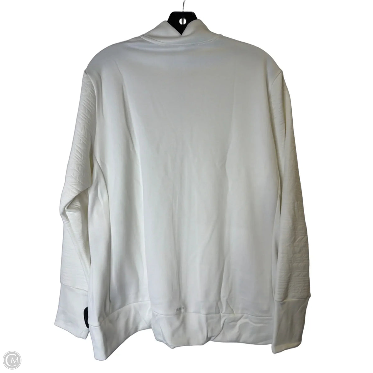 Athletic Jacket By Adidas In White, Size: Xl