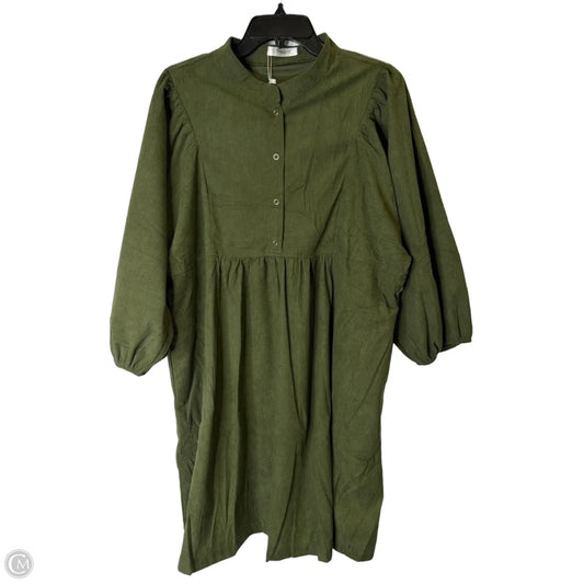 Dress Casual Short By Naggoo In Green, Size: Xl
