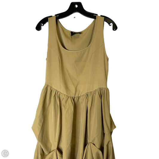 Dress Casual Midi By Cider In Yellow, Size: S