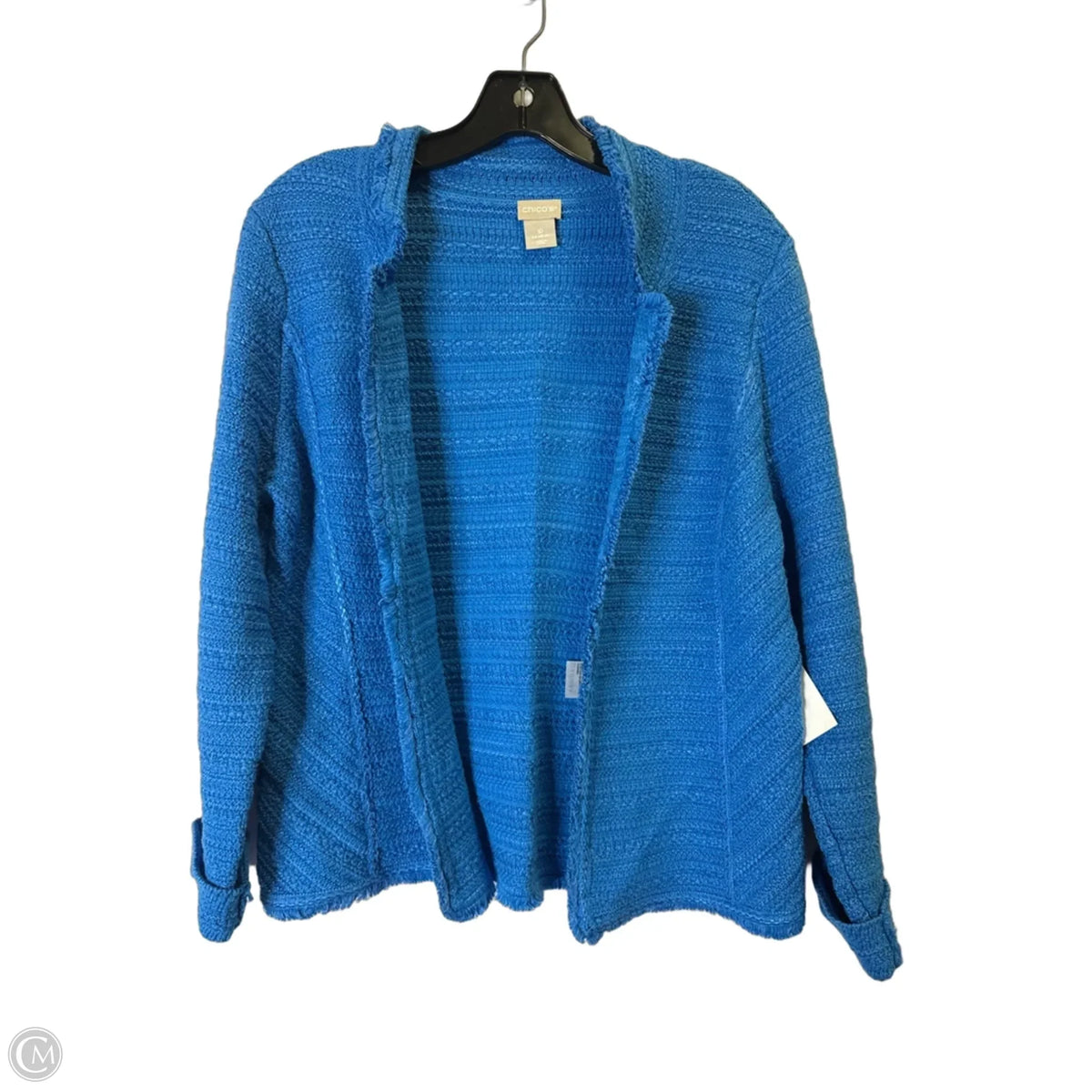 Cardigan By Chicos In Blue, Size: Mp