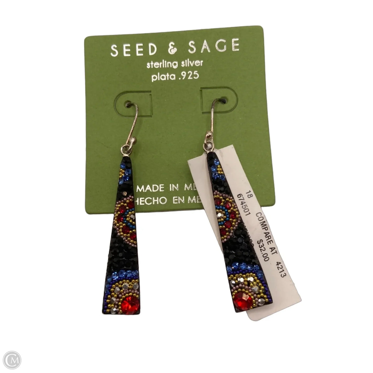 Earrings Sterling Silver By Cmc