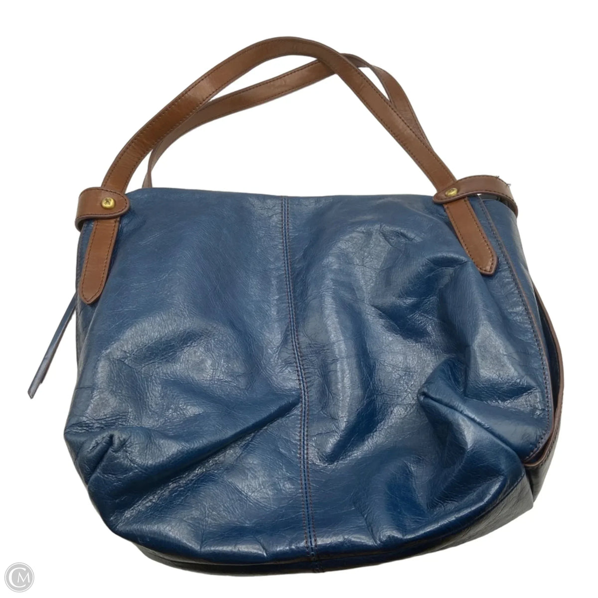 Handbag Leather By Hobo Intl, Size: Medium