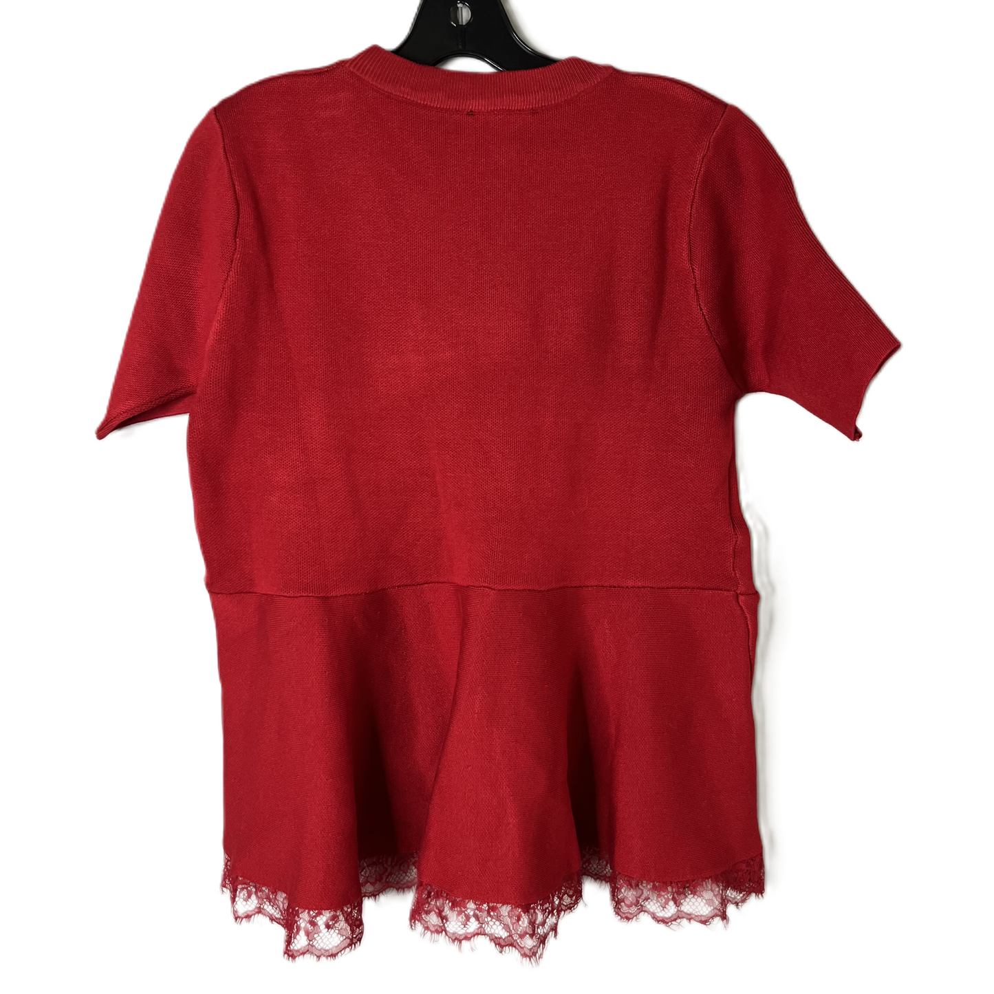 Top Short Sleeve By Gracia In Red, Size: L