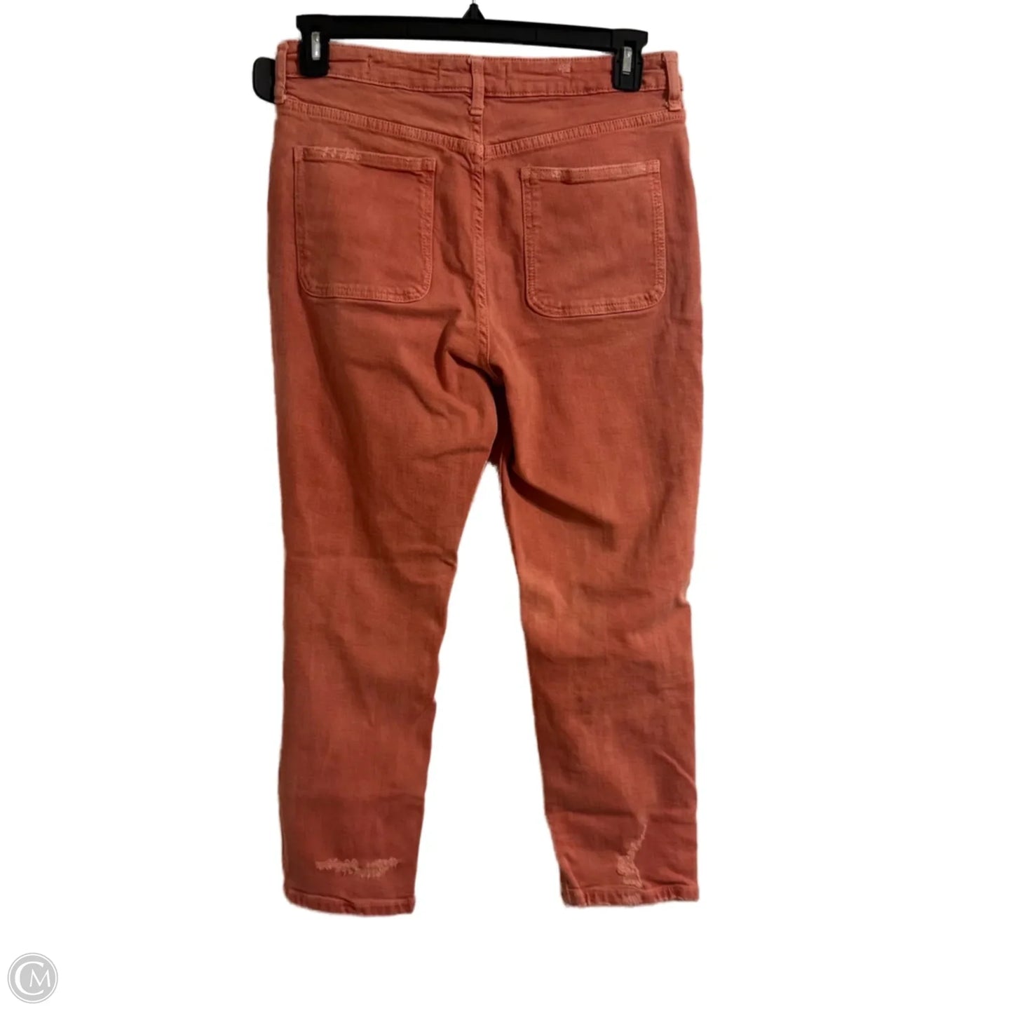 Jeans Straight By Pilcro In Red Denim, Size: 10