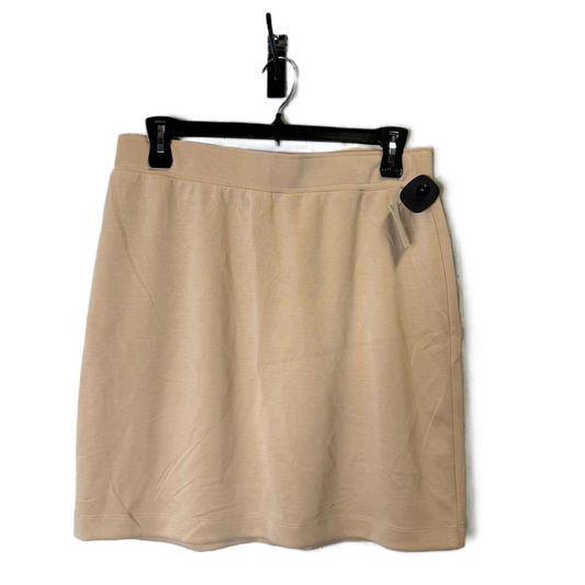 Athletic Skirt By Cable And Gauge In Tan, Size: L