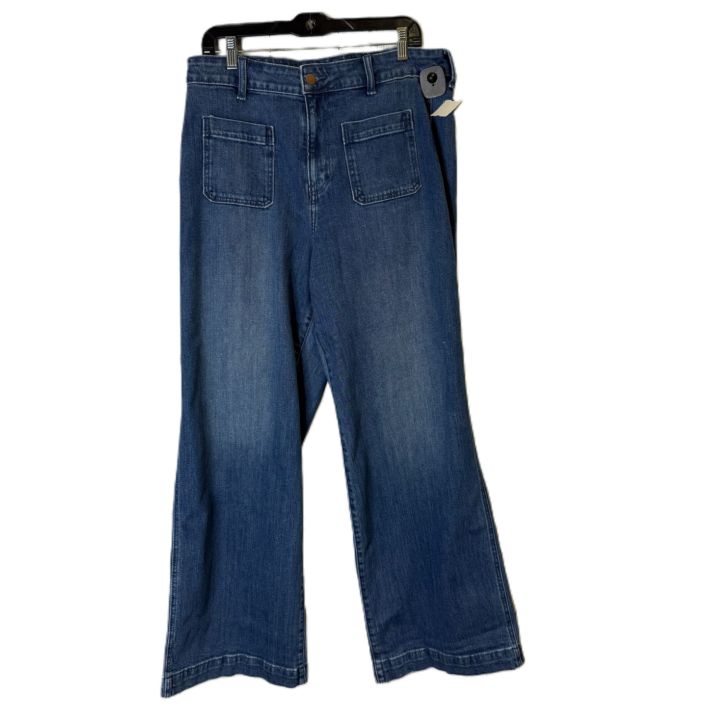 Jeans Wide Leg By Old Navy In Blue Denim, Size: 14