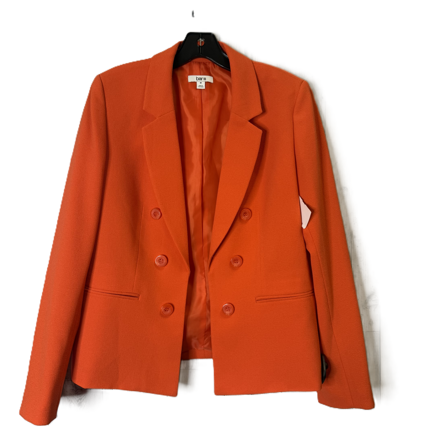 Blazer By Bar Iii In Orange, Size: M